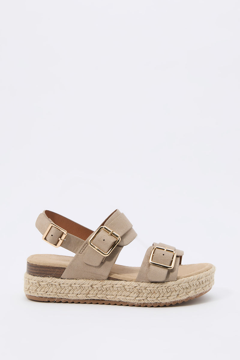 Buckled Espadrille Sandal