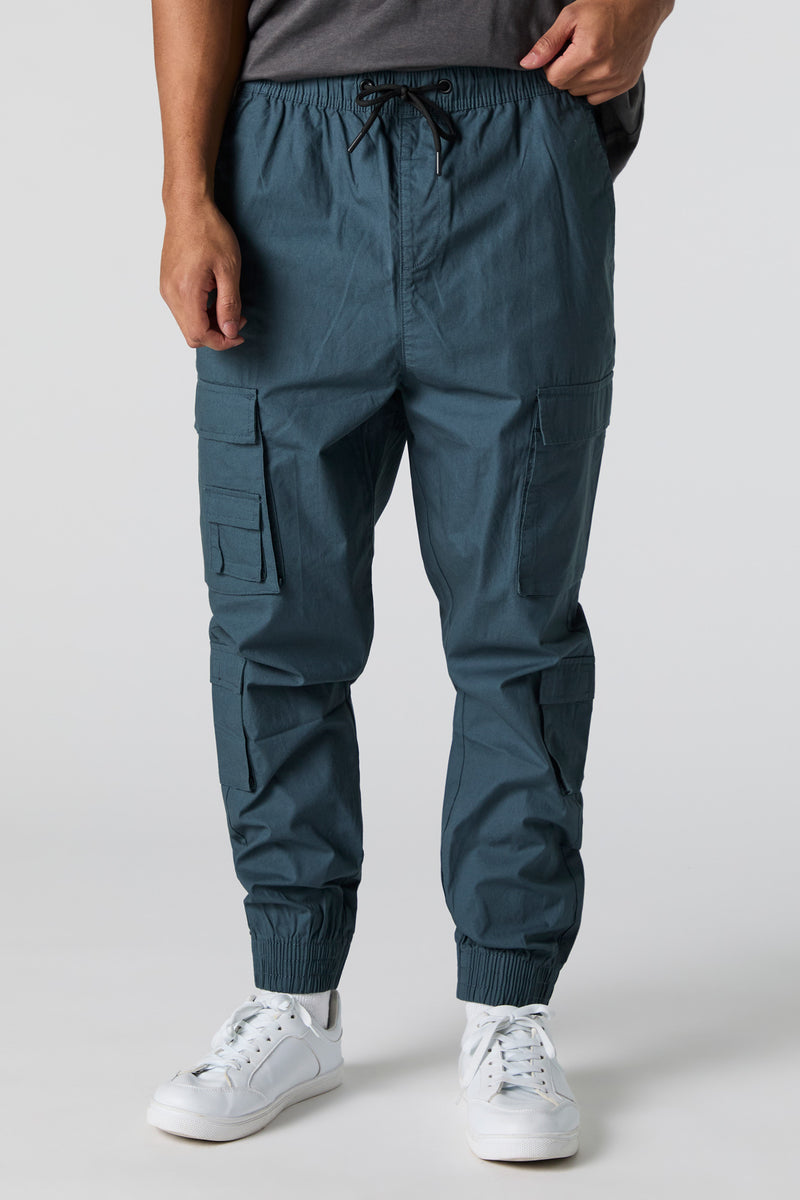 Poplin Cargo Jogger