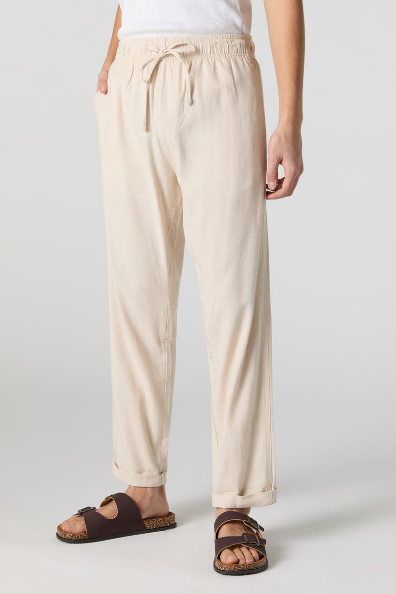 Linen Drawstring Pant