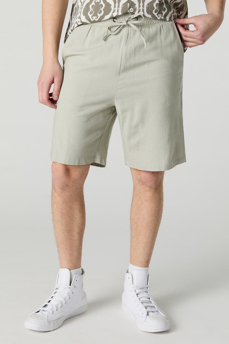 Linen Drawstring Short