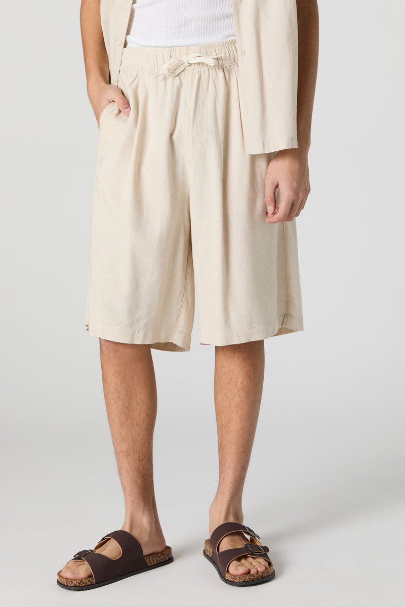 Linen Longline Short