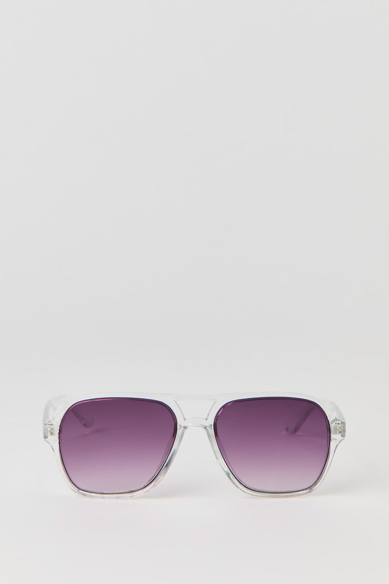 Thick Aviator Sunglasses