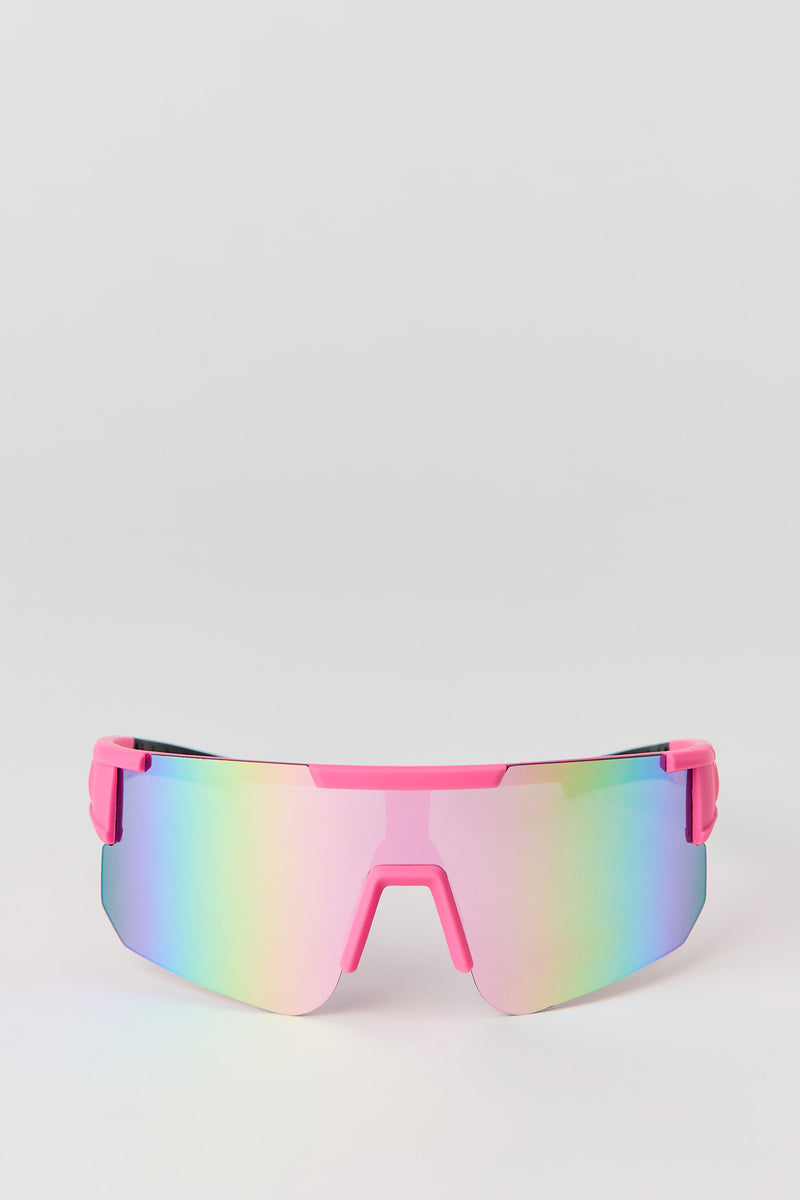 Ombre Lens Shield Sunglasses