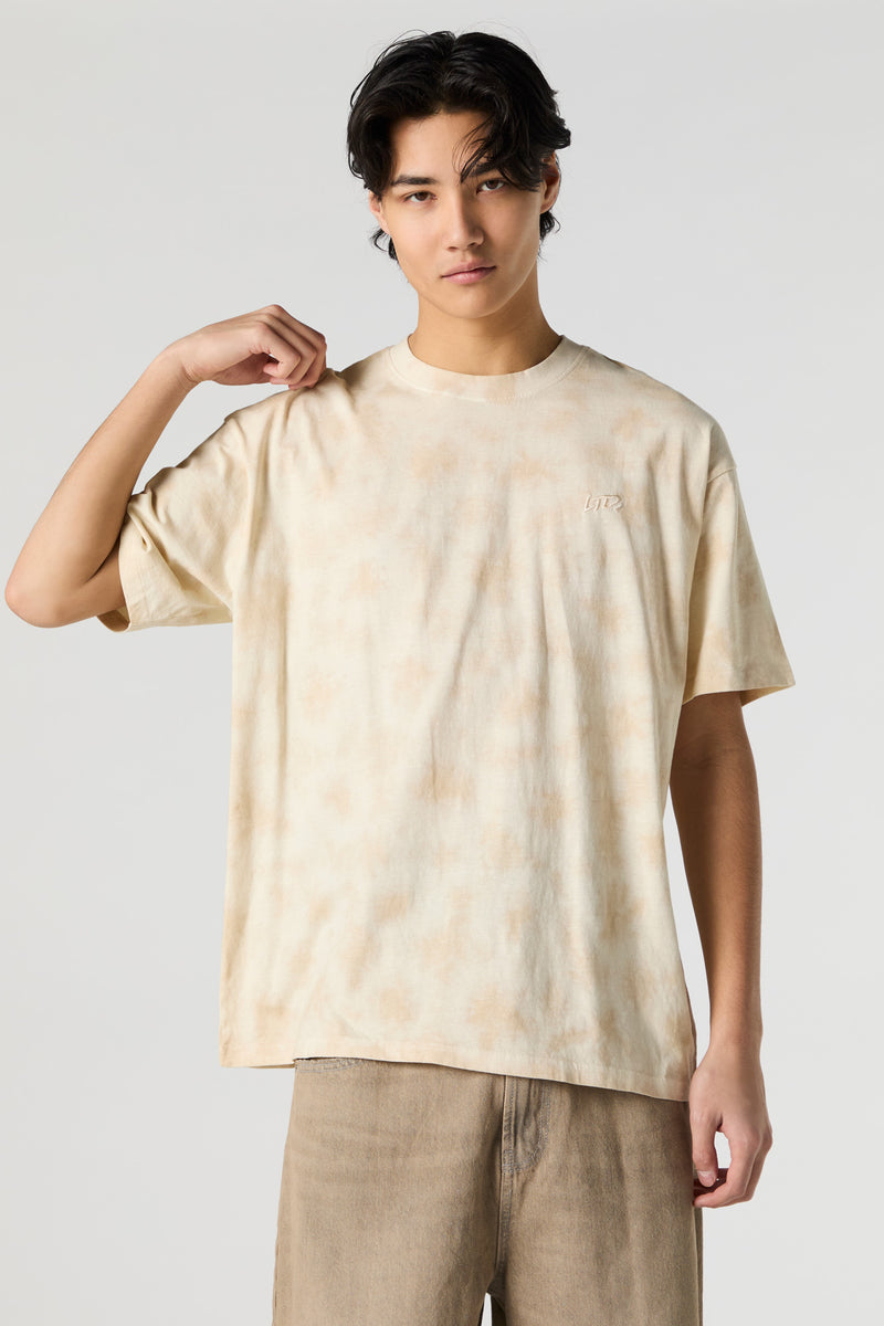 LTD Embroidered Tie Dye Relaxed T-Shirt