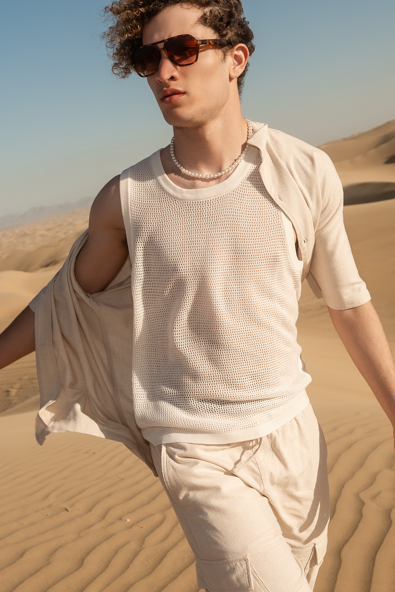 Open Knit Tank